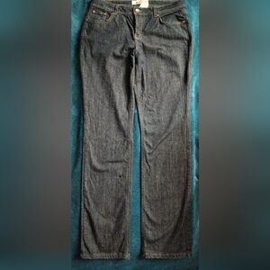Womens Faded Glory Stretch Straight Classic Blue Jeans New Size 12 tall